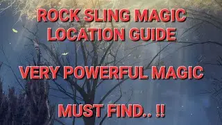 ROCK SLING MAGIC Location, walkthrough. Elden Ring. Beginner's Must find it.