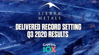 Sierra Metals Delivers Record Setting Q3 2020 Results