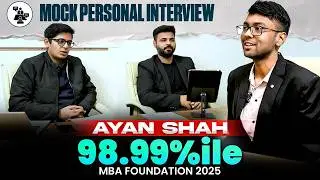 IIM Personal Interview (Mock) | Gap Year, Confidence & Real MBA Interview Questions Explained