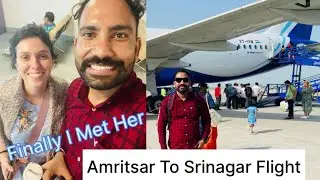 Amritsar To Srinagar Flight Experience || Indigo