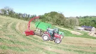 Silage 2019  Massey Ferguson and  J F 1060