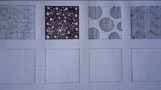 Zentangle Pattern for beginners - 1
