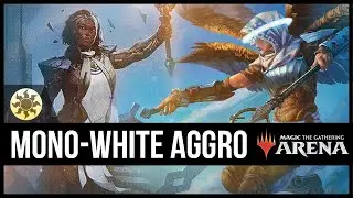 VOTE FOR MONO-WHITE AGGRO!! Zendikar Rising White Aggro Deck!!