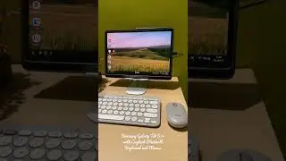 Samsung Galaxy Tab S7+ with Logitech Bluetooth Keyboard and Mouse.