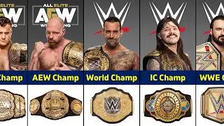 Все действующие чемпионы WWE и AEW (2026)