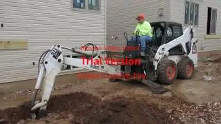 Bobcat S185 and Pouring Concrete