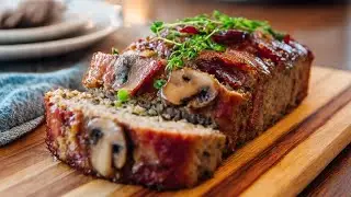 Bacon Mushroom Meatloaf