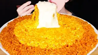 ASMR CORN CHEESE FIRE NOODLES SPICY CHEESY RAMEN COOKING MUKBANG콘치즈 불닭볶음면 먹방チーズ ラーメン咀嚼音EATING SOUNDS
