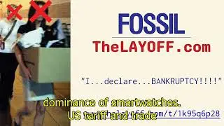 Business News Fossil Is Restructuring As Debt And Tariffs Take Toll