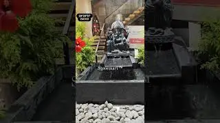 3 FEET GRANITE MARBLE STONE GANESHA WATER FOUNTAIN FOR INDOOR AND OUTDOOR #shorts #youtubeshorts