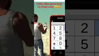 dosto Indian bike game me ek naya cheat code aa gaya boat ka 😀💀😇😎