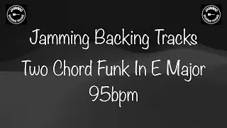 Two Chord Funk In E Major | Backing Track | 95 BPM | JBT 1003