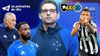SAMUEL VEN&Acirc;NCIO COM AS PRIMEIRAS DO DIA NO CRUZEIRO! VEXAME NO ENGENH&Atilde;O BOTAFOGO 4X0 CRUZEIRO