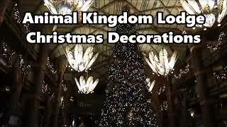 Animal Kingdom Lodge Christmas Decorations | Walt Disney World