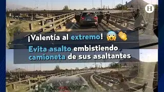 Evita asalto embistiendo camioneta de sus asaltantes
