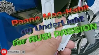 Paano Mag-Kabit ng Front UnderLight for Rusi Passion
