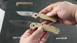 ON8828DT Ontario RAT II Linerlock Desert Tan D2