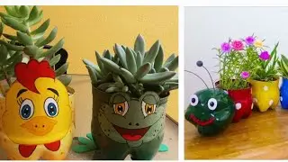 OS TOP ENFEITES DE JARDIM COM GARRAFAS PET!!!