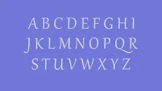 Animated font