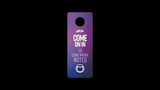 🚪 An editor's door tag...