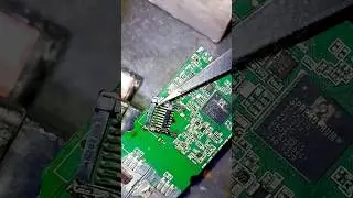 Desoldering sd card slot | how to solder #viral #reels #satisfying #STAY #howto #shorts #trending
