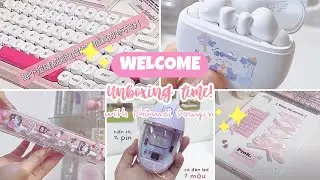 [UNBOXING #001] Keyboards & Typing c&ugrave;ng c&aacute;c m&oacute;n đồ xinh xẻo kh&aacute;c🌷