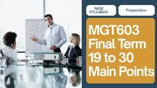 Лекции 19-30 по курсу MGT603 &laquo;Подготовка к итоговому семестру&raquo; [Основной пункт]