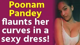 Poonam Pandey flaunts her curves in a sexy dress!