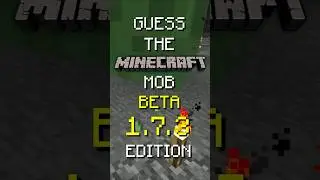 Guess the Minecraft Mob | Beta 1.7.3 Edition [6] #Shorts #Minecraft #MinecraftBeta #GuessingGame