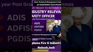 India Best Nebosh igc Safety course | Aims Adis Safety ph 9234704886 course #Nebosh #safetyofficer