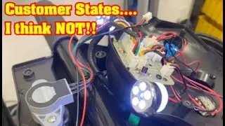 Customer States.... Chima Drops off a Vive Health 4 Wheel with problems.