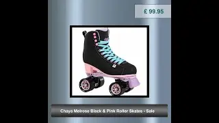 Chaya Melrose Black & Pink Roller Skates - Sale