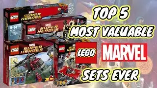 TOP 5 Most Valuable LEGO Marvel Sets!