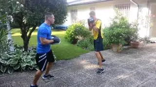 Florian Winter - Personal Training / Pratzentraining mit Niki