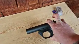 Home made .22 Pistol with a Flare Gun