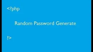 How to generate simple random password in php?