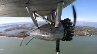 1928 Ford tri-motor flight out of Liberty aviation museum Port Clinton Ohio