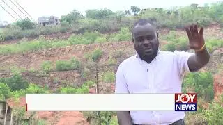 Hanging homes: Authorities warn parts of Weija Hill to face imminent collapse.