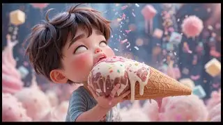 The Ice Cream Bridge Melts Away | Sweet Adventure Rhyme for Kids | Nursery Rhymes & Songs