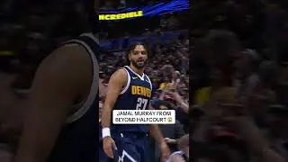 Jamal Murray beats the buzzer from beyond halfcourt