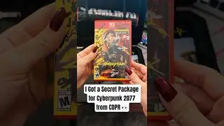 I got a secret case for Cyberpunk 2077 from CDPR 👀