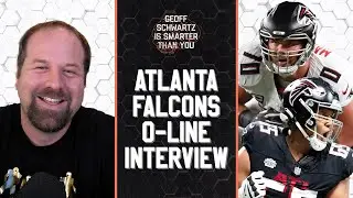 Chris Lindstrom & Matthew Bergeron on New Look Falcons, Penix, and Stadium Eats | Geoff Schwartz