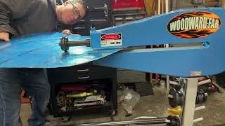 Firewall build with the bead roller.