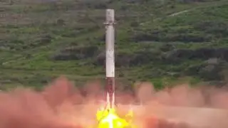 CRS-11 Aerial Landing Footage - Stabilized