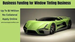 Window Tinting Companies Benefit From Business Funding