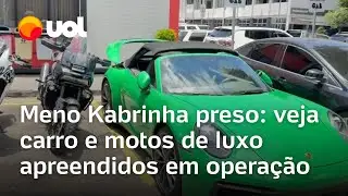 Meno Kabrinha: veja carros e motos de luxo apreendidos em operação contra 'rolezinhos' em SP