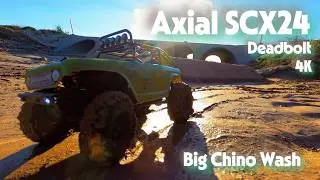 Tiny Crawler, Big Terrain | Axial SCX24 Deadbolt RC Crawling in Arizona Desert | Big Chino Wash