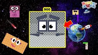 NUMBERBLOCKS PUZZLE Tetris Game 900 ASMR Fanmade Animation / Satisfying Video Numberblocks Tetris