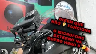 GOPRO HERO 9 BLACK Com Microfone EXTERNO ?  TESTEI Com Microfone DUDACELL E Olha S&Oacute; 🤔