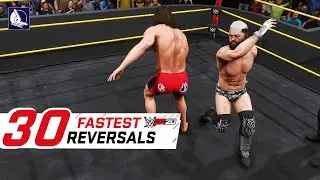 WWE 2K20 Top 30 Fastest Finishers (Reversals!) #2